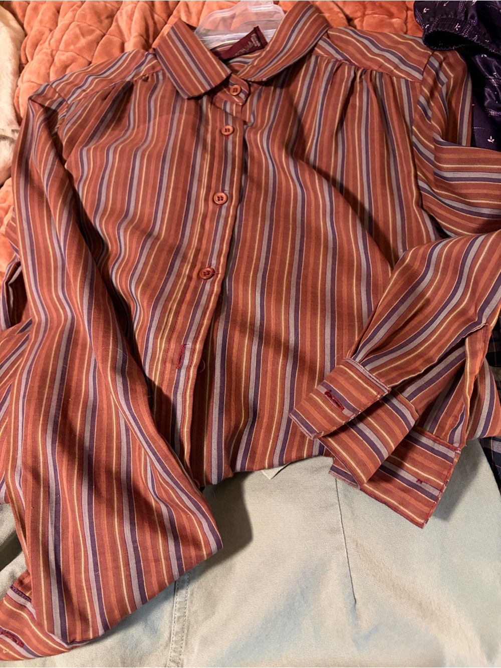 Vintage women’s button up shirt
